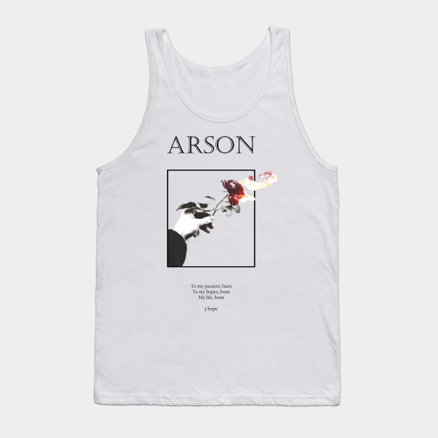 Arson 1 Black Tank Top by ZoeDesmedt